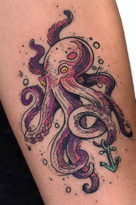 pulpo tattoo|30 Awesome Octopus Tattoo Designs with Meanings .